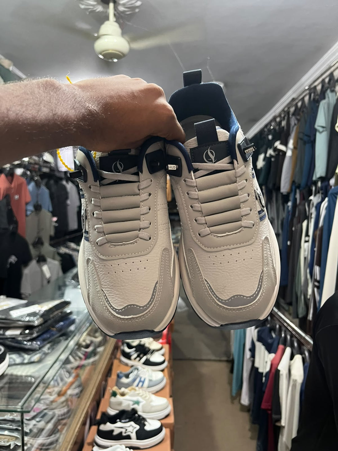 AJ Collection Comfort Flex – Blue & Gray Sports Sneakers7611