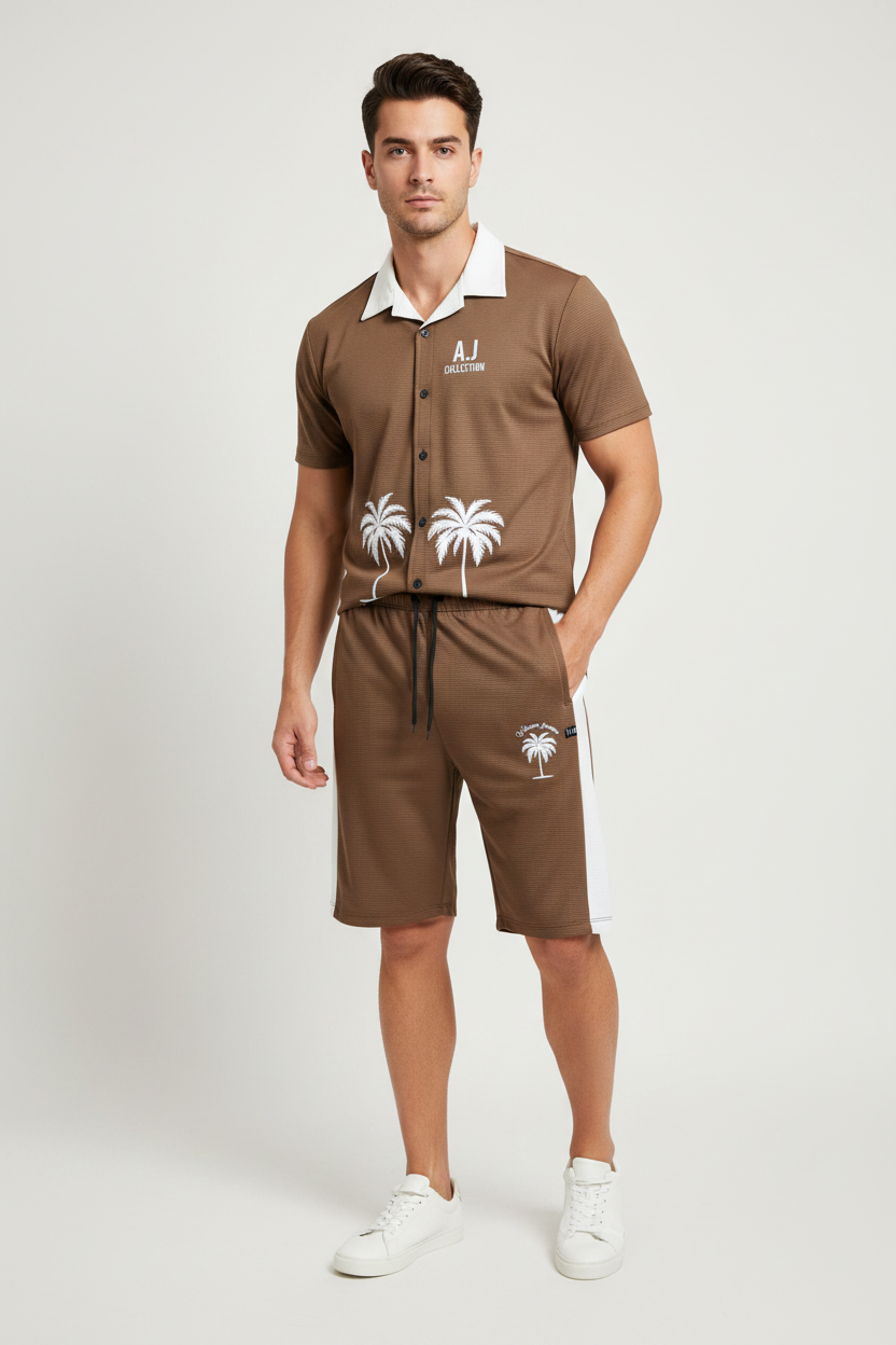 AJ Collection Palm Tree Set on Model
