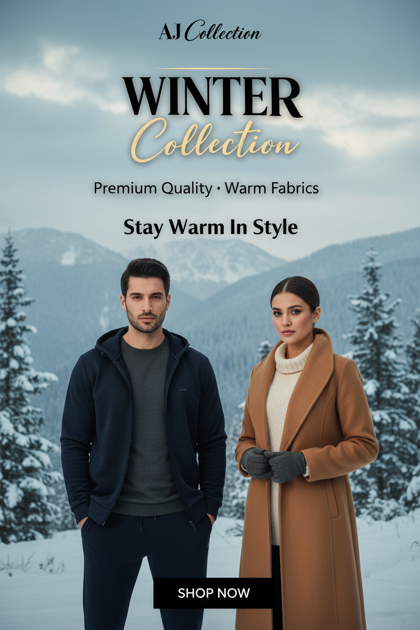 AJ Collection Winter Banner Mobile