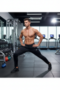 Black Lycra Stretch Trouser - Gym