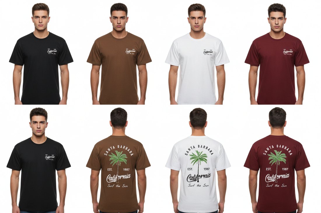California Surf the Sun T-Shirt – Front & Back