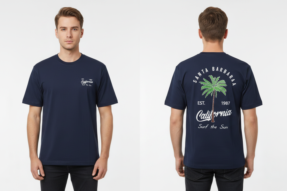 California Surf the Sun T-Shirt – Front & Back