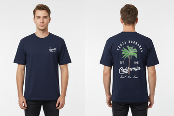 California Surf the Sun T-Shirt – Front & Back