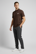 Dark Chocolate Nike Polo on Model