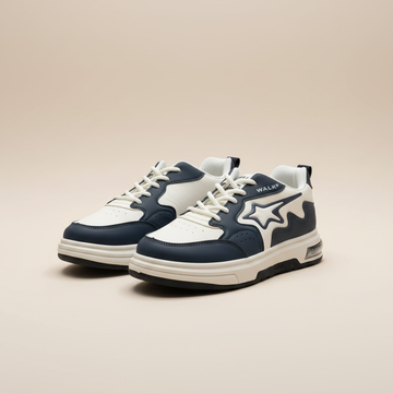 AJ Collection STAR – White & BLue Casual Sneakers 8310