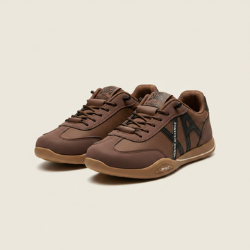 AJ Collection AX – Brown Flat Casual Sneakers SQ