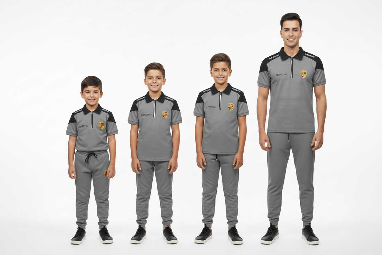 Gray Porsche Tracksuit