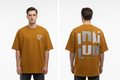 LDN Tee - Mustard Front & Back