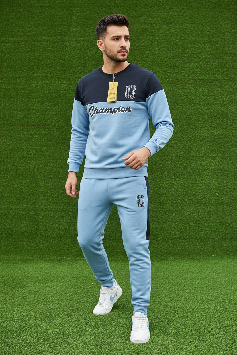 Light Blue Champion Tracksuit