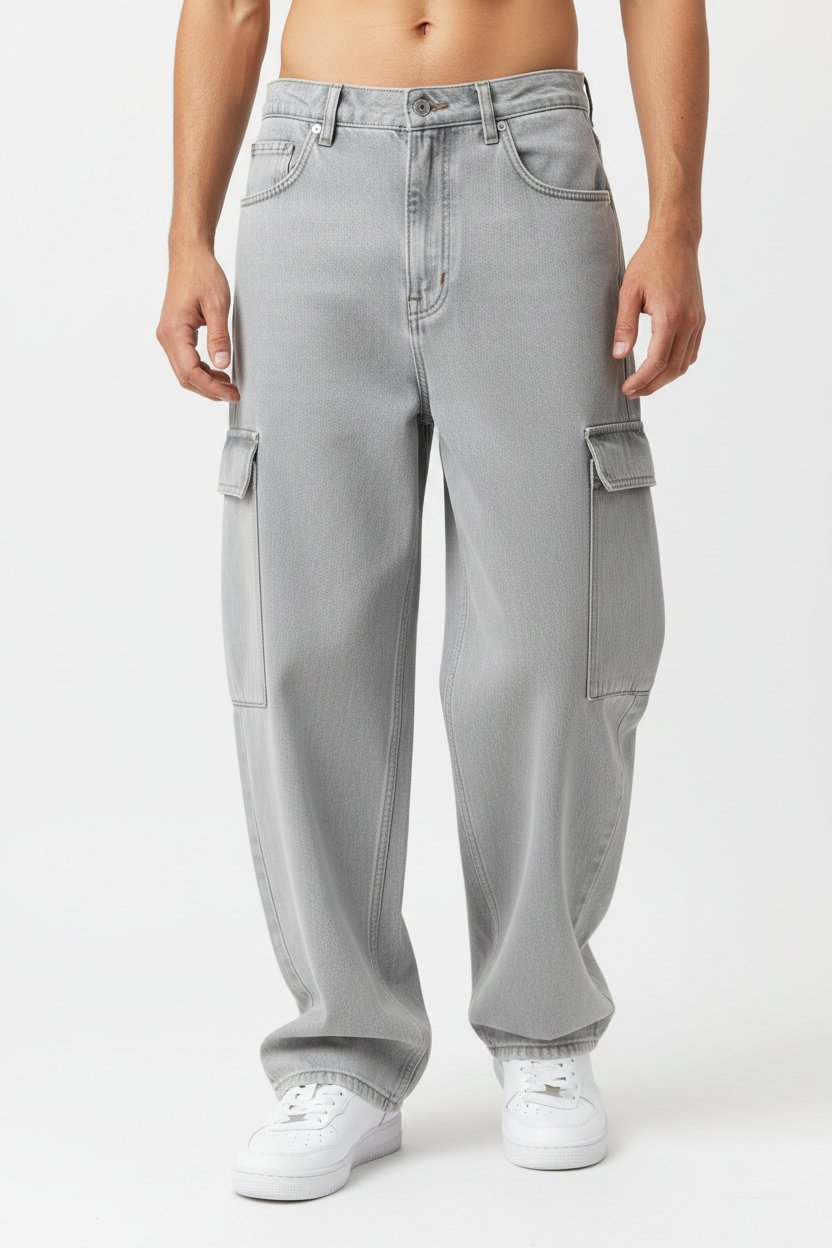 Blue Baggy Jeans