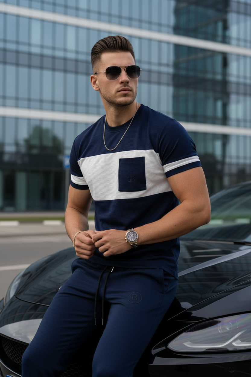 Navy Blue Tracksuit