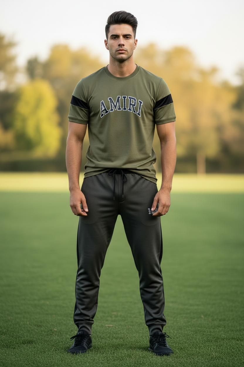 Olive Green AMIRI T-shirt