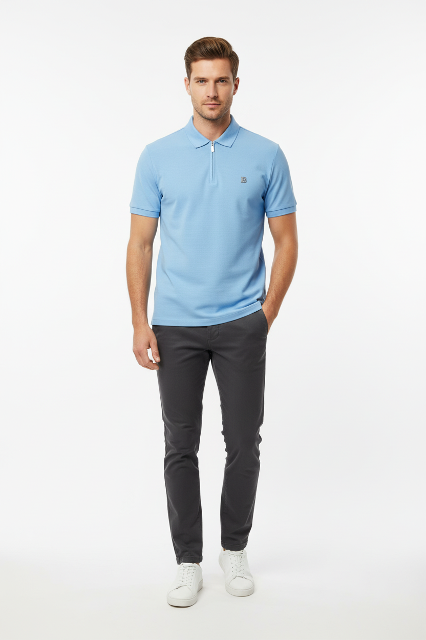 Sky Blue Polo