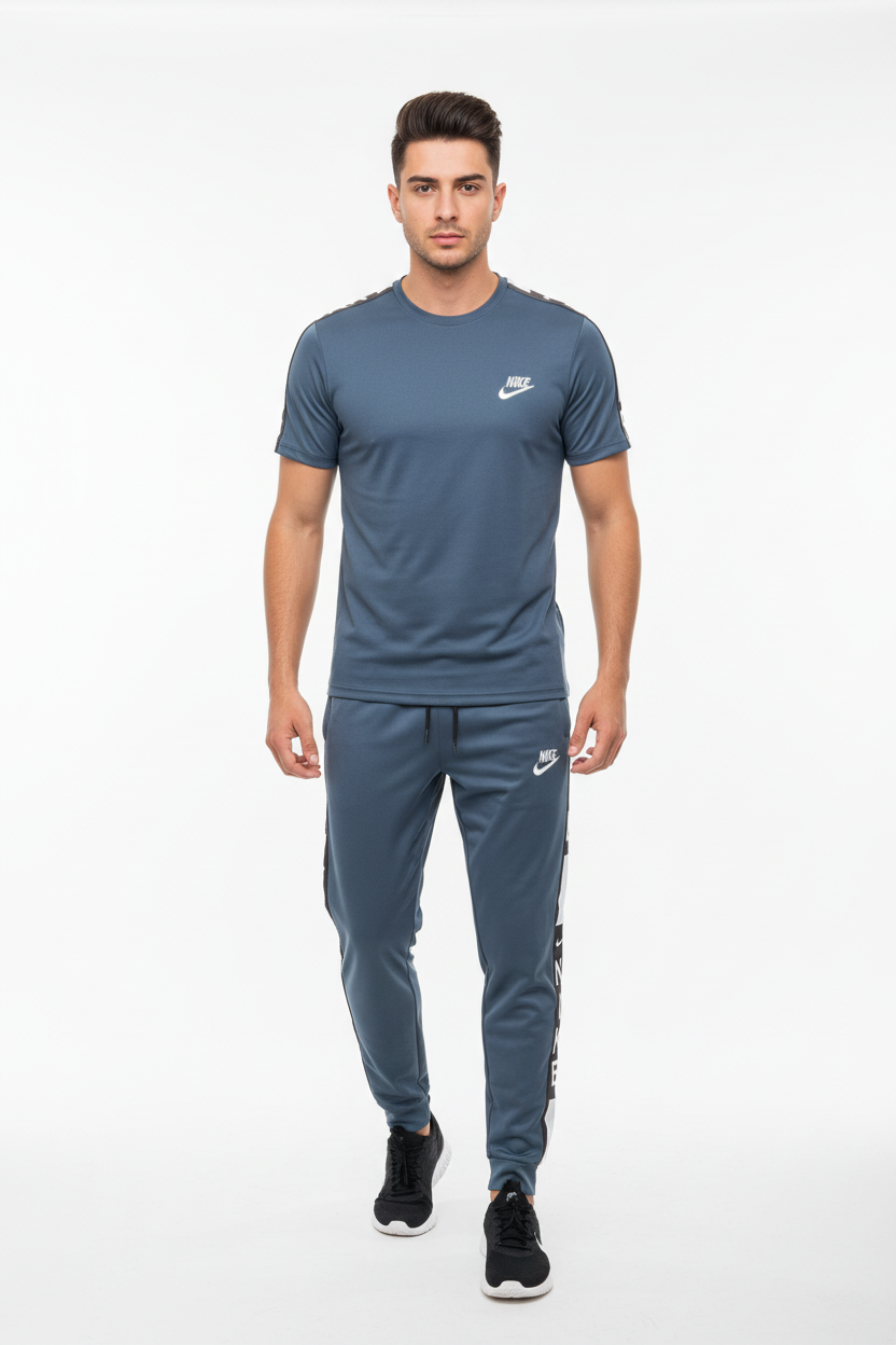 AJ NIIKIE Half Sleeve Tracksuit – Matching T-Shirt &TROUSER