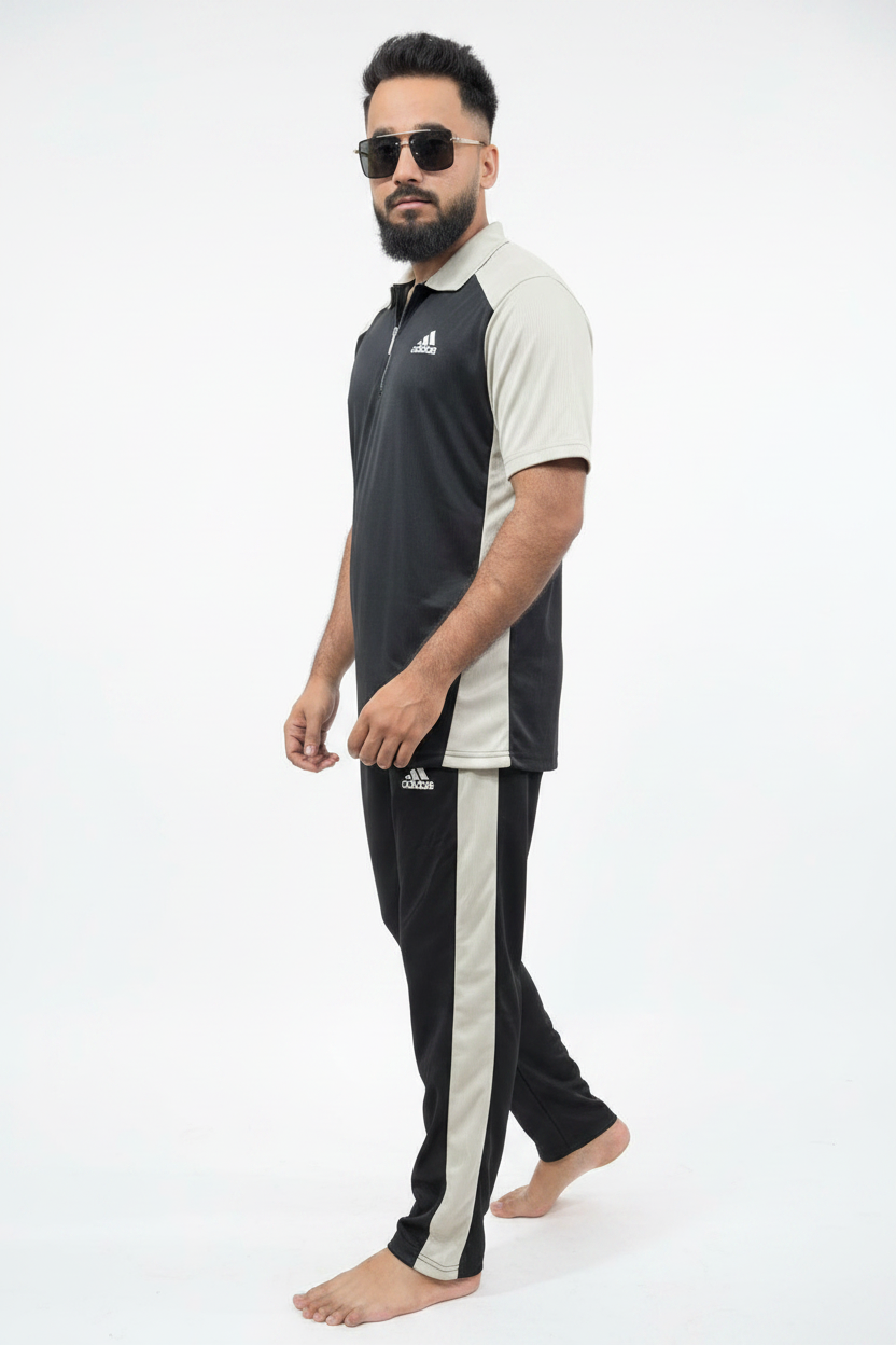 Black White Tracksuit Graffiti Poster