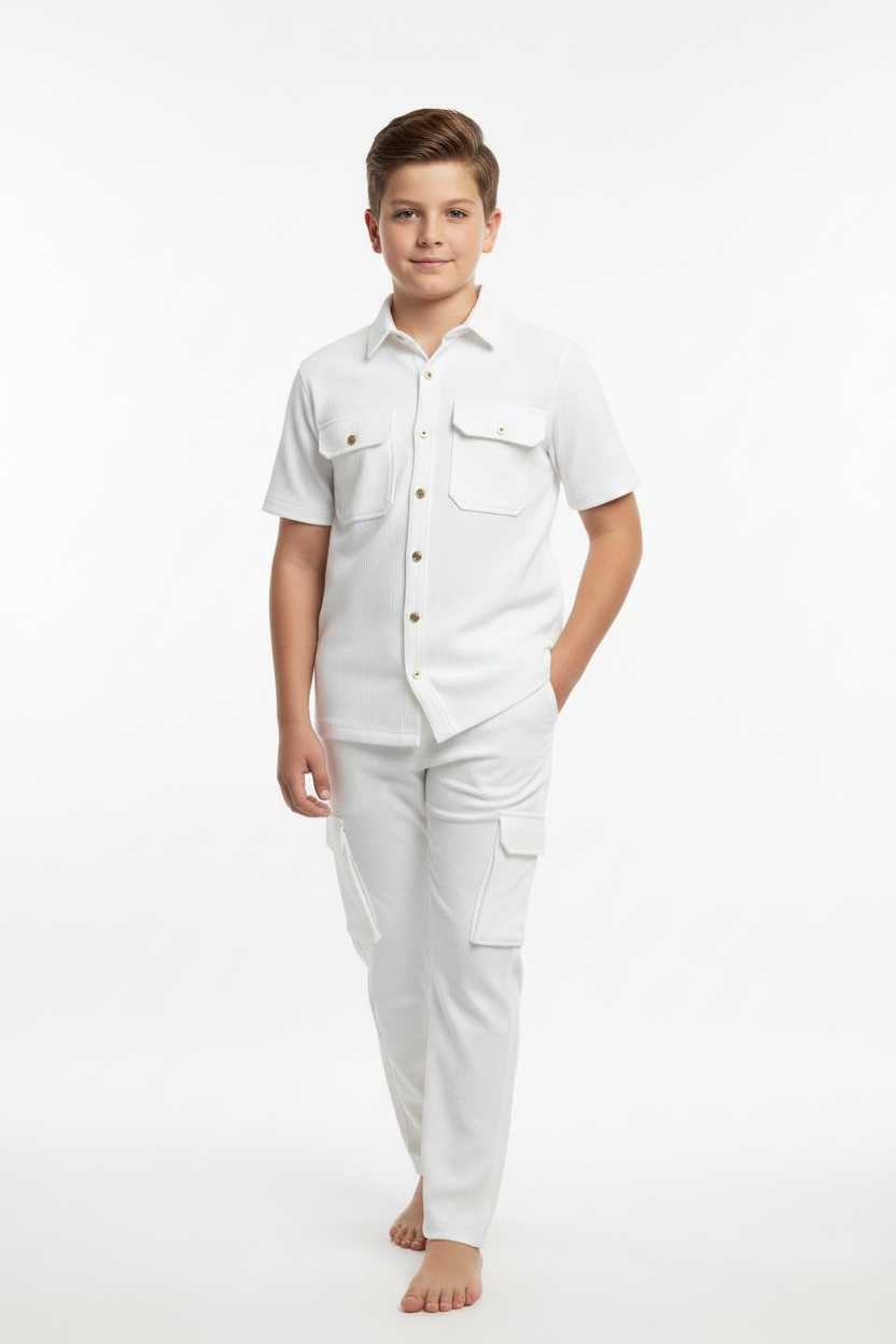 Beige Kids Co-ord