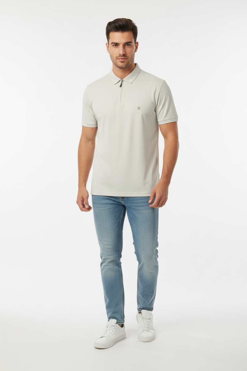 Denim Blue Polo